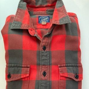 J. Crew plaid button up shirt, M